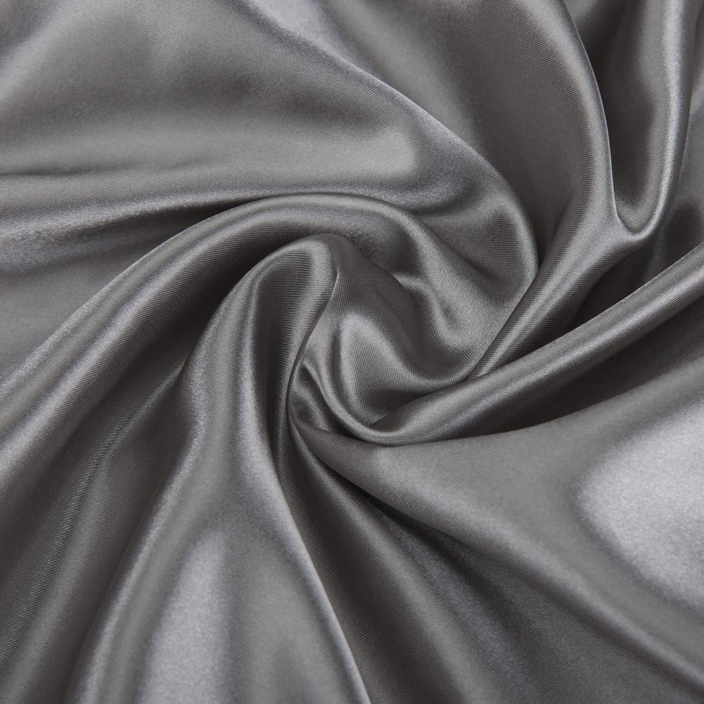 Pro Goleem Satin Bassinet Sheet 2 Pack Great for Baby Hair Soft Silk Feeling Sheet for Cradle or Bassinet Pad＆Mattress for Boys and Girls Gift for Newborn and Infant White and Gray