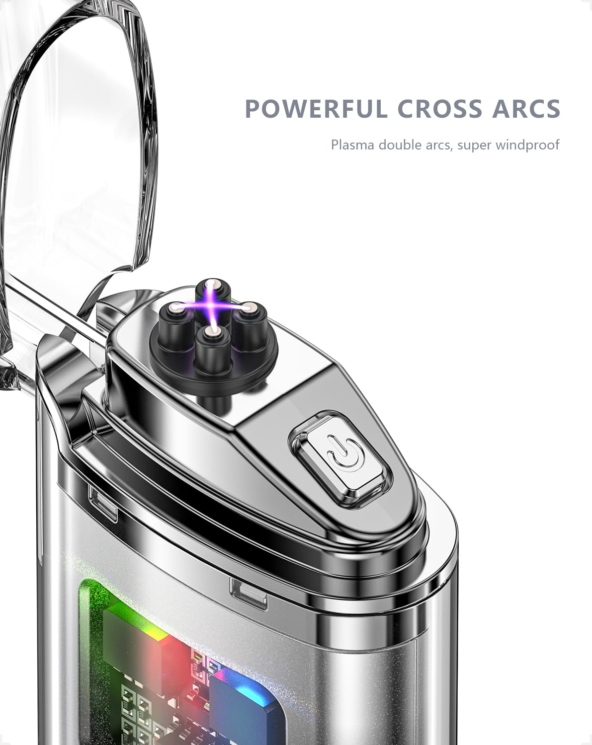 VVAY Electric Lighter USB C Rechargeable, Windproof Flameless Plasma Lighter