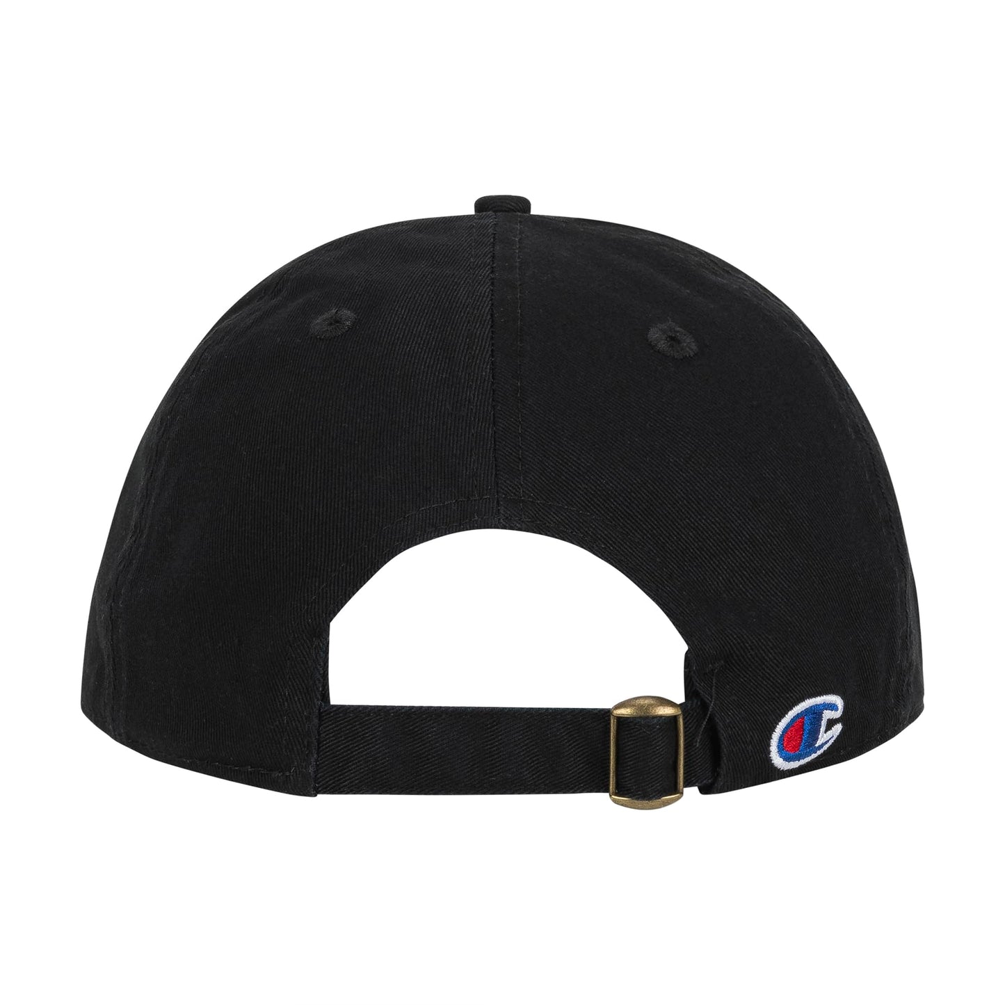 Champion Ameritage Dad Adjustable Cap, Black Big Logo, One Size