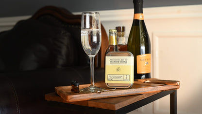 The Cocktail Box Co. Champagne Cocktail Kit - Hand Crafted Cocktails for Him or Her - 1 Kit