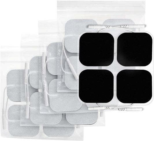 AUVON TENS Unit Pads Electrode Patches with Upgraded Self-Stick Performance and Skin-Friendly Design for Electrotherapy