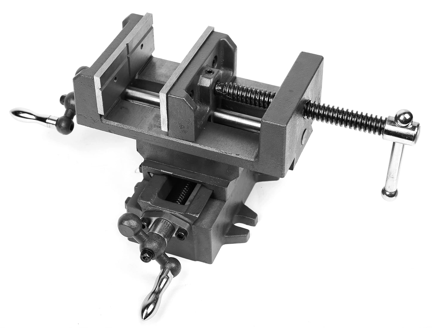 WEN Cross Vise, 4.25-Inch with Compound Slide for Mills and Drill Presses (CV414),Black