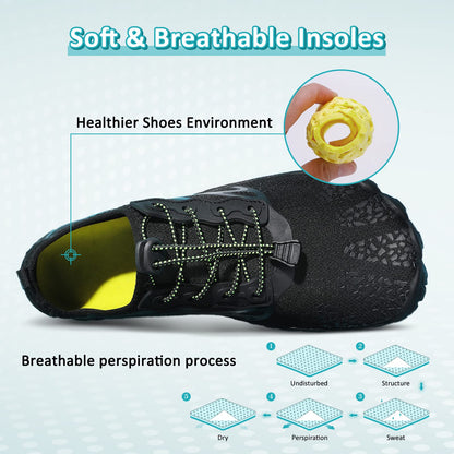 ziitop Water Shoes for Men Women Beach Barefoot Swim Rock Climbing Pool Shoes Socks, Anti-Slip Breathable Quick Dry Lightweight Slip-on, Outdoor Sport Hiking Walking Boating Fishing Diving Surfing