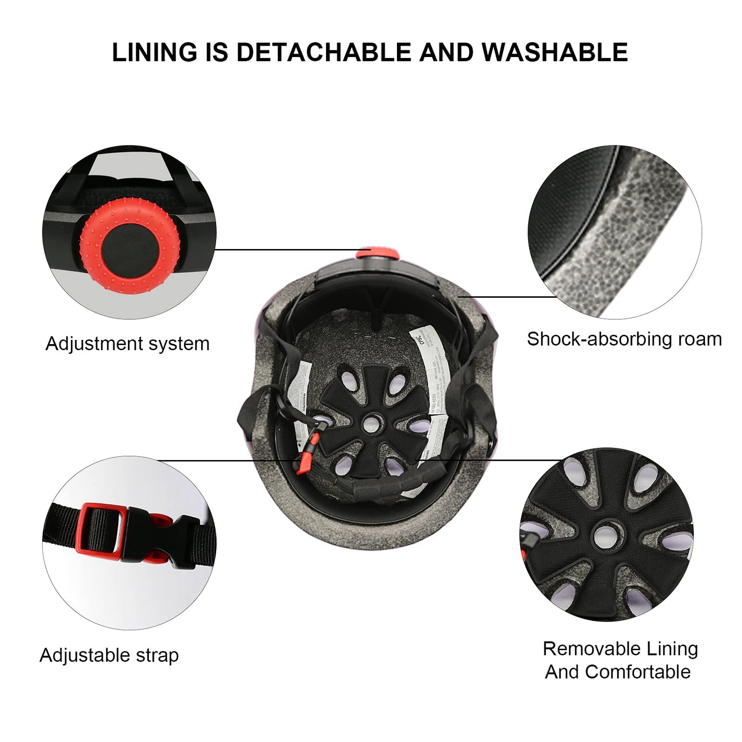 CELOID Kids Bike Helmet,Youth Skateboard Helmets for Ages 10-14-16 Years Boys Girls，Adjustable Multi-Sport Bicycle Skateboarding Football Roller Skating Scooter Rollerblade Balance Bike Helmet,L-Blue