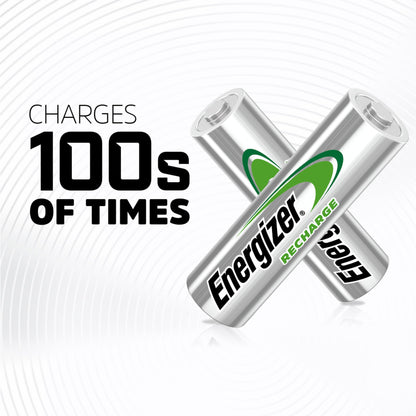 Energizer Recharge Universal Rechargeable AA Batteries (8 Pack), Double A Rechargeable Batteries