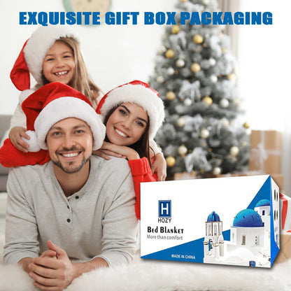 Gray Pattern King Size Blanket,90x108 Inches Microfiber Soft Cozy Fluffy Warm Hand Made Throw Blankets for King Calking Bed,Couch, Sofa, Chair, Camping, Picnic,Grey and White