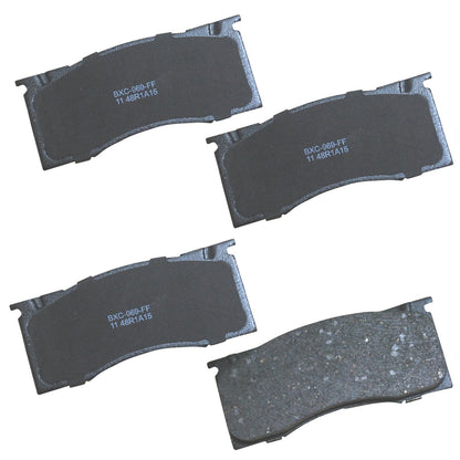 Bendix Premium SBC11 Ceramic Front Brake Pads for Select Models Dodge Dart,Ford Fairlane,Falcon,Sedan Delivery,Mustang,Ranchero,Mercury Comet,Cougar,Cyclone,Plymouth Barracuda,Duster,Scamp,Valiant