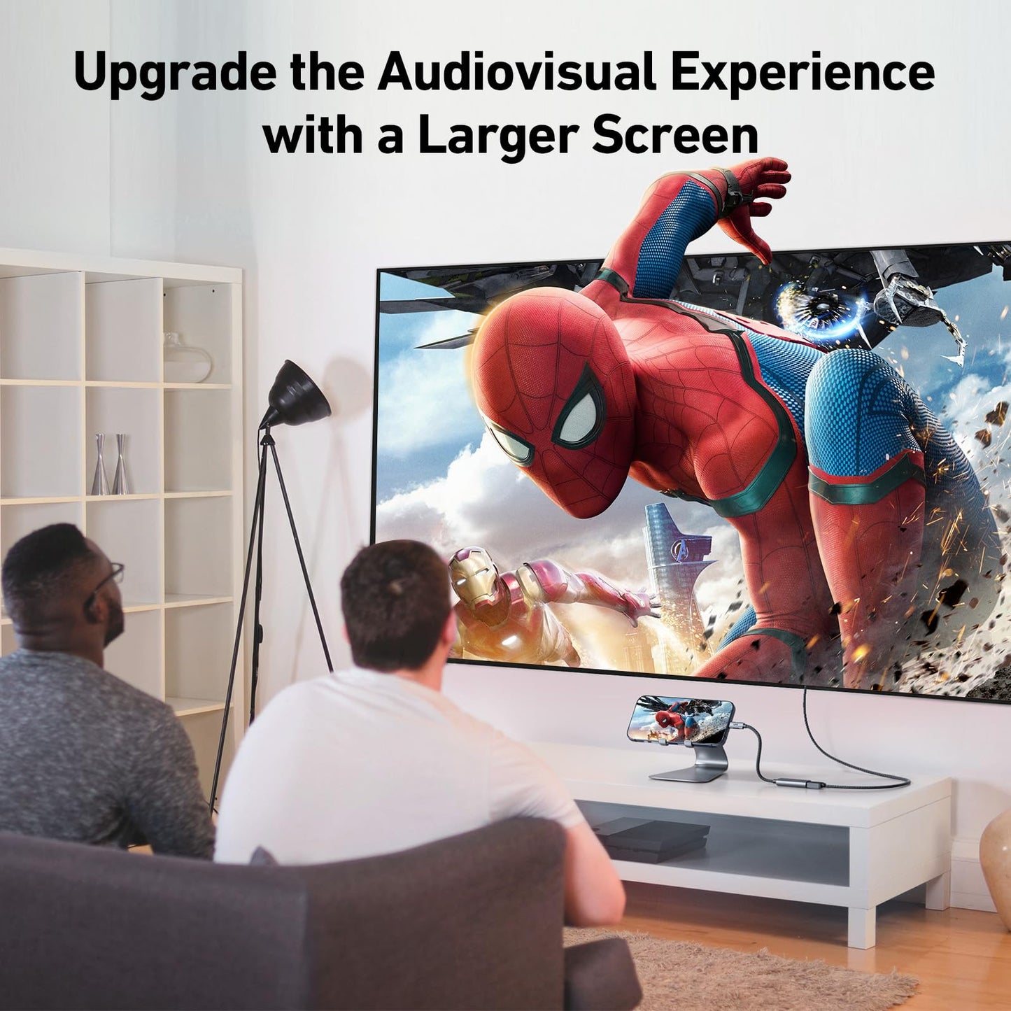 uni USB-C to HDMI Adapter 4K@60Hz, Thunderbolt 3/4 to HDMI Adapter, Type C HDMI Converter, Compatible with MacBook Pro/Air 2022, iPad Pro/Air, Surface Laptop, Dell XPS, Chromebook, Galaxy & More