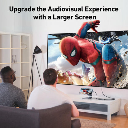 uni USB-C to HDMI Adapter 4K@60Hz, Thunderbolt 3/4 to HDMI Adapter, Type C HDMI Converter, Compatible with MacBook Pro/Air 2022, iPad Pro/Air, Surface Laptop, Dell XPS, Chromebook, Galaxy & More