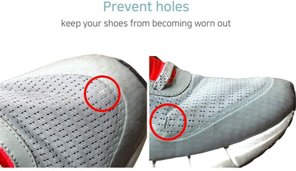 Shoe Toebox Toeburst Blowout Hole Prevention Insert/Patch (Black)