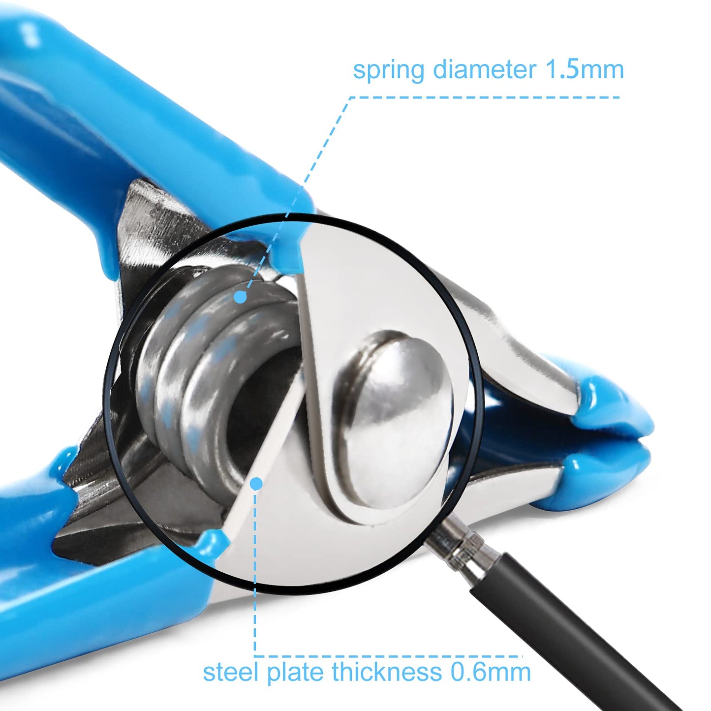 FASTORS Small Spring Clamps for Woodworking,Backdrop Clips,Mini Clamps for Crafts,Photography Studio and Muslin Backdrop,Metal Heavy Duty 2Inch 30PCS