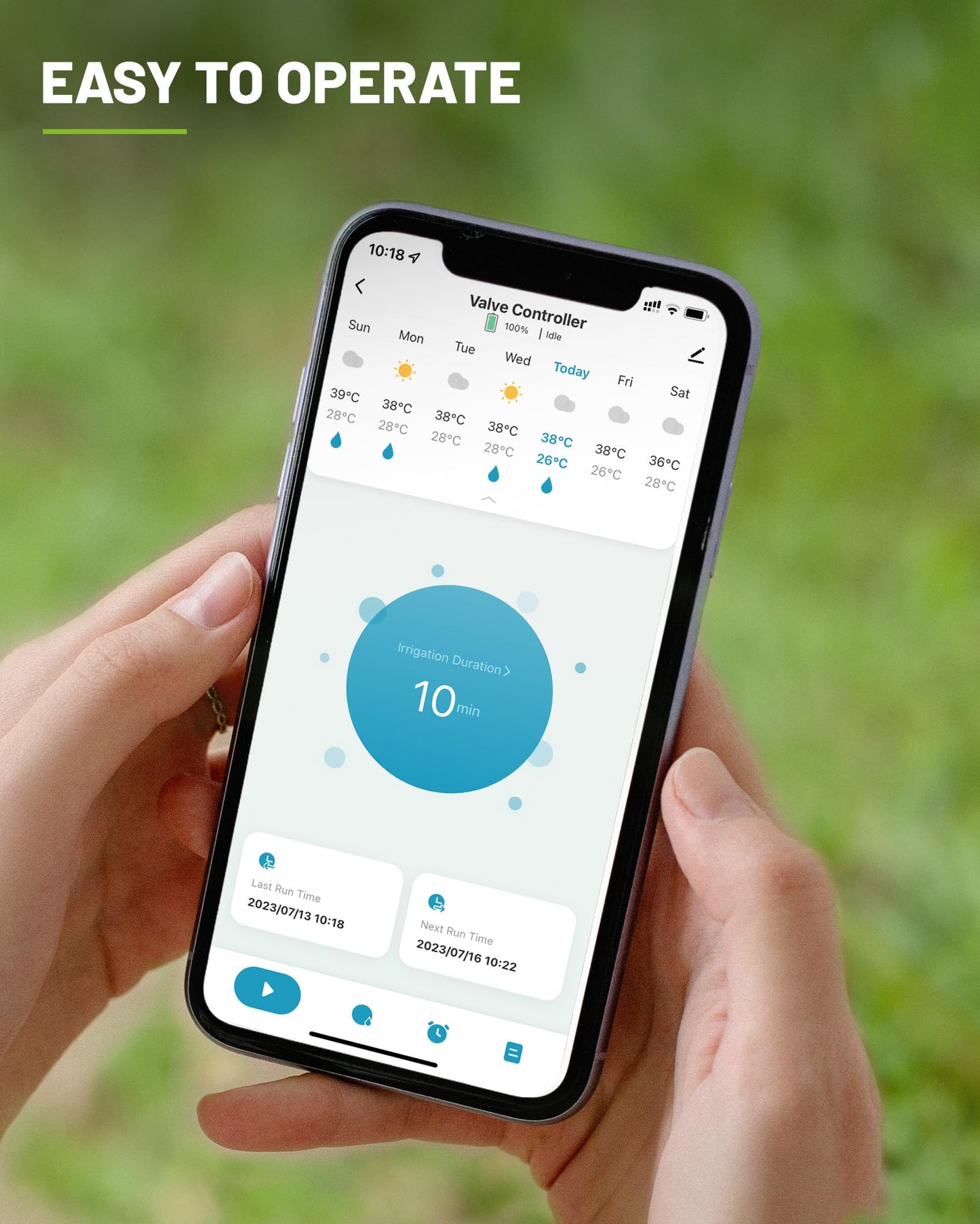 RAINPOINT Sprinkler Timer, WiFi Water Timer for Garden Hose, Smart Irrigation Controller, APP Remote Control (2.4Ghz WiFi Connection)