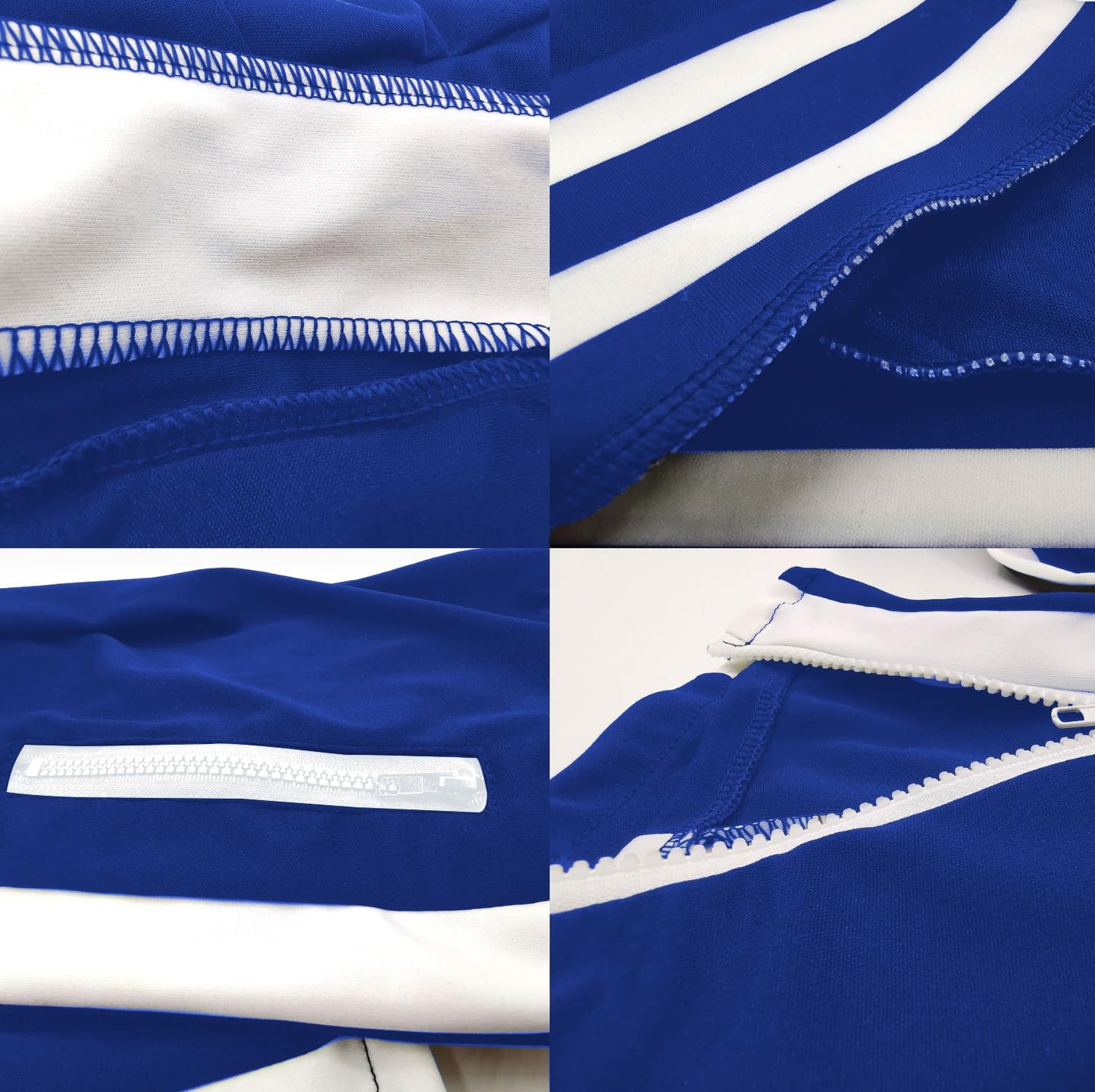 TOPONSKY Plus Size Track Suits For Women Womens Fall Clothes Clearance Blue White 2XL