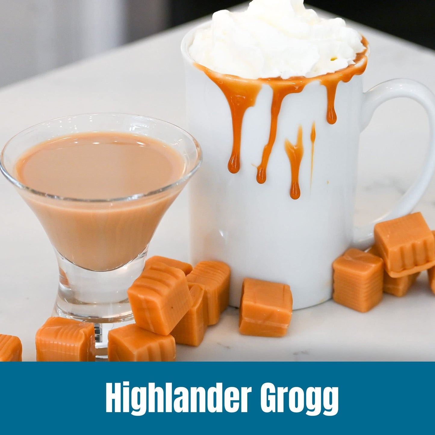Door County Coffee Highlander Grogg Flavored Ground | 10 Count Single Serve Cups | Medium Roast | 100% Specialty Arabica | Flavored Gourmet | Caramel & Irish Cream