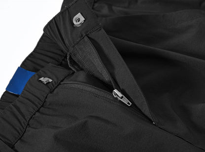 YSENTO Women's Hiking Pants Lightweight Stretch Quick Drying UPF 50 Camping Travel Work Cargo Pants 6 Pockets Black Size M