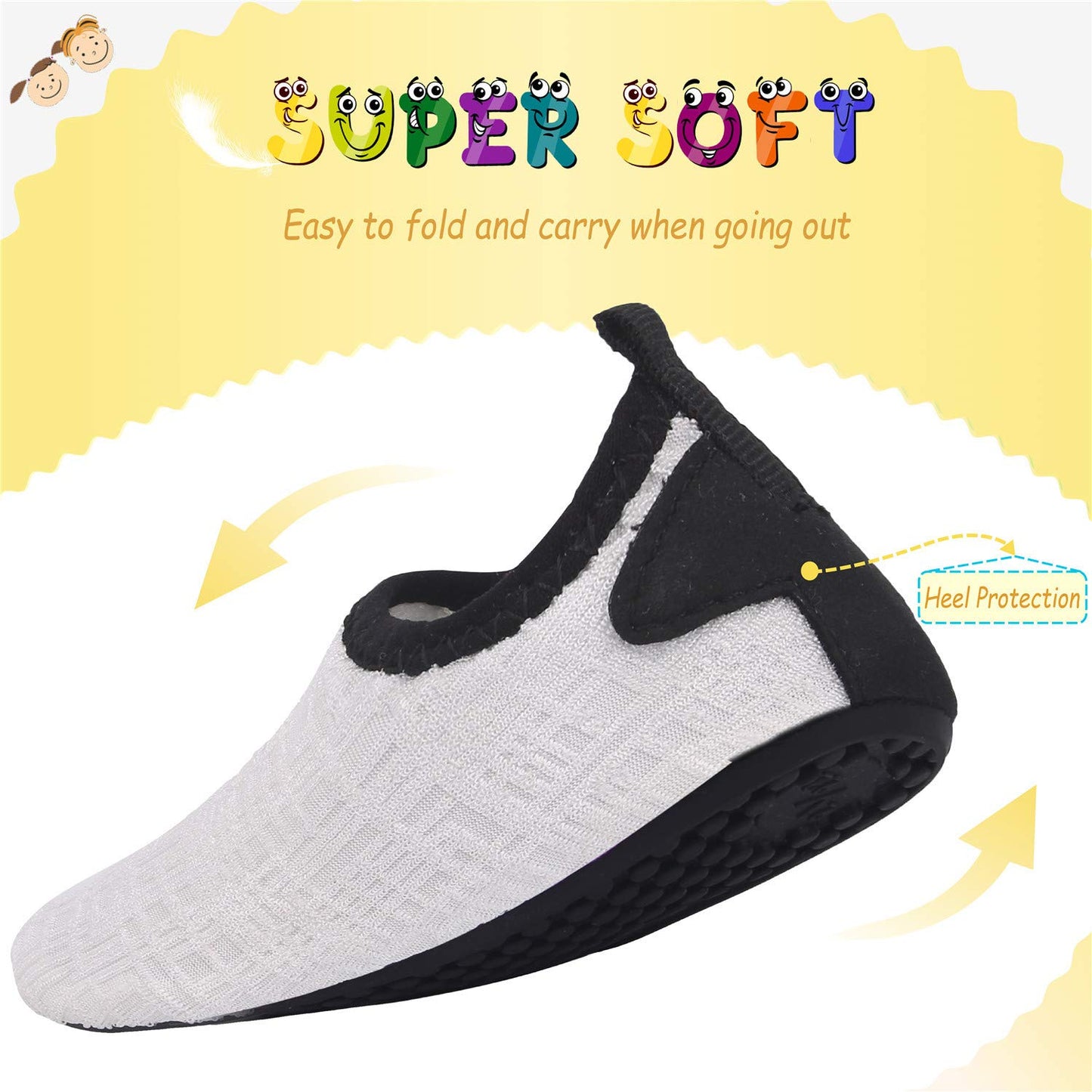 storeofbaby Baby Boy Beach Shoes Cute Summer Outdoor Snug Fit Aqua for Water Sports