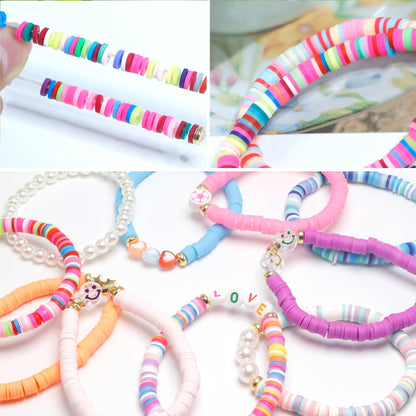 CHENSILAIYI 10pcs Friendship Bracelets for Teen Girls & Women: Beaded, Preppy, Beach Styles - Ideal Gifts