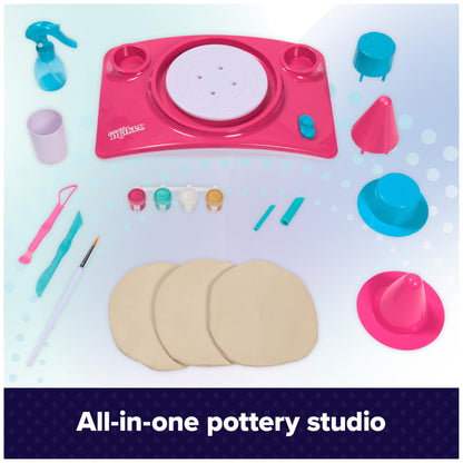Cool Maker, Pottery Studio, Air-Dry Clay Pottery Wheel Sculpting & Craft Kit, Arts and Crafts Kids Toys for Ages 8 and up (Packaging May Vary)