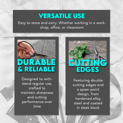 SE Chinese Scissors with Super Sharp Edges Suitable for Embroidery, sewing, Craft, Art Work, and Everyday Usage (6-Inch)