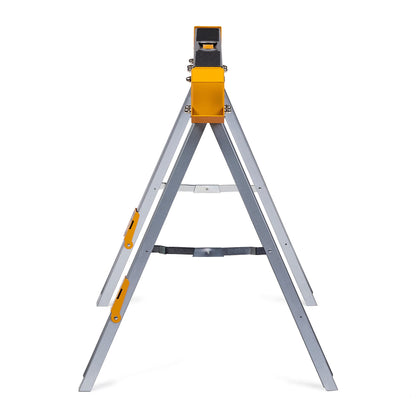 ToughBuilt - Sawhorse with 2x4 Support Arms 1100 LB Capacity - Heavy Duty Construction with Fast Open Legs and Easy Grip Handle - (TB-C500)