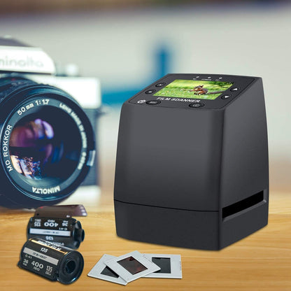 DIGITNOW! 135 Film Negative Scanner High Resolution Slide Viewer,Convert 35mm Film &Slide to Digital JPEG Save into SD Card, with Slide Mounts Feeder No Computer/Software Required