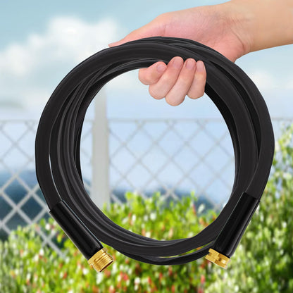 Haeteir 2025 Upgraded 50FT Non-Expanding Garden Hose, Lightweight, Flexible Ultra-Light Water Hose, Burst-Resistant, Lead-Free, Anti-Kink, High-Pressure
