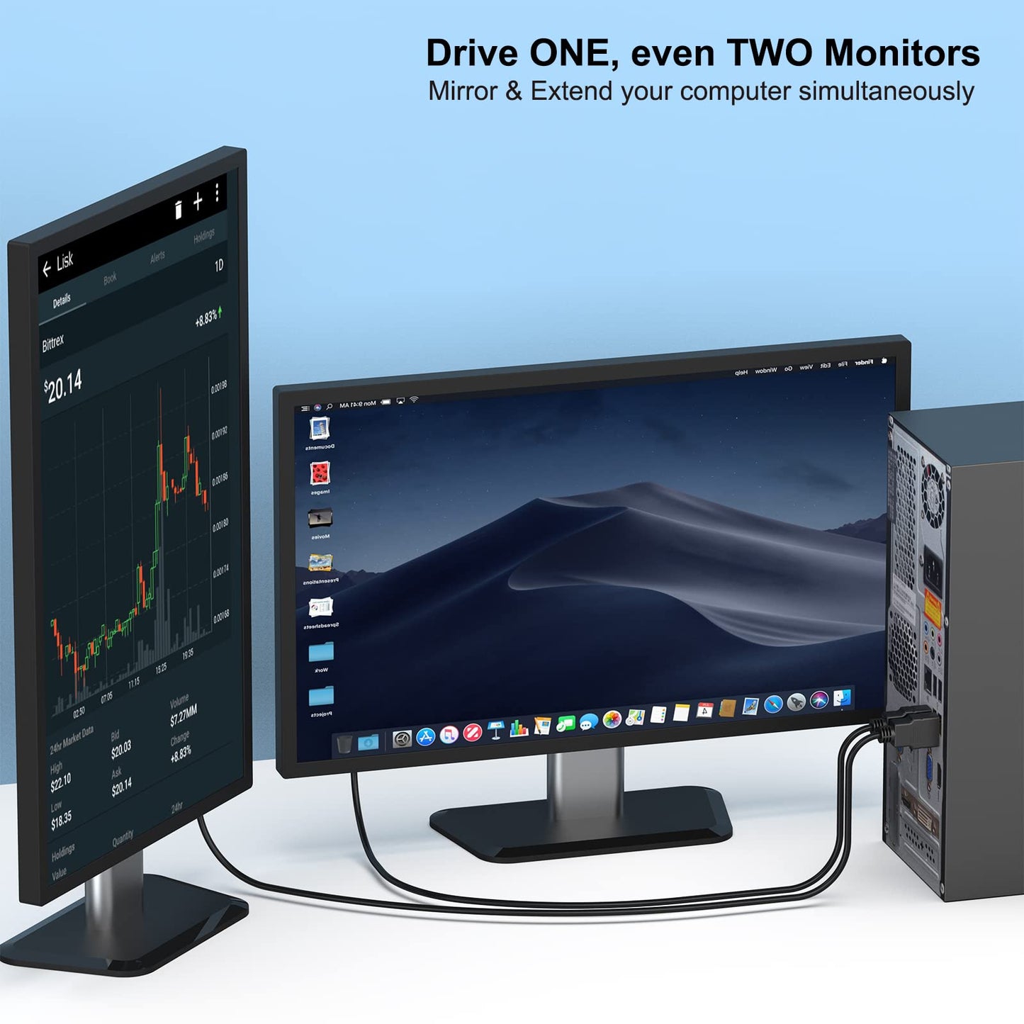 BENFEI HDMI to VGA 3 Feet Cable, Uni-Directional HDMI (Source) to VGA (Display) Cable (Male to Male) Compatible for Computer, Desktop, Laptop, PC, Monitor, Projector, HDTV, Raspberry Pi, Roku, Xbox