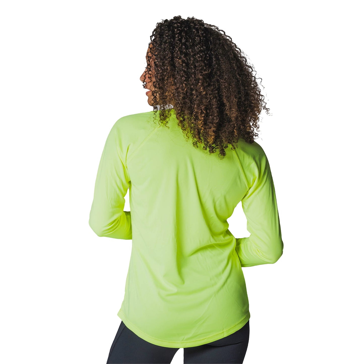 Vapor Apparel Women’s UPF 50+ UV Sun Protection Long Sleeve Performance Regular Fit T-Shirt for Sports and Outdoor, X-Large, Safety Yellow