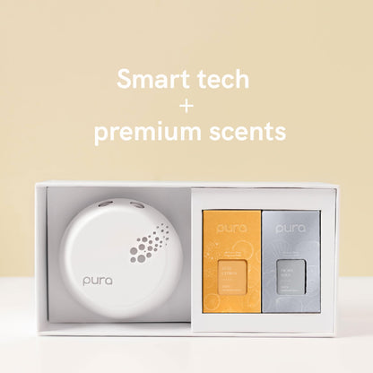 Pura Smart Home Fragrance Device Starter Pack (Pacific Aqua and Yuzu Citron)