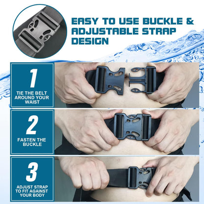 Fstcrt Swim Belt, Flotation Belt, Water Aerobics Belt, Swimming Belts for Adults, Pool Exercise Equipment for Adults and Children, Water Aerobic Equipment, Aqua Jogging