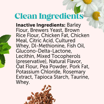 Calming Chews for Cats - Cat Anxiety Relief + Helps Reduce Stress - Behavioral Support & Promotes Relaxation for Travel, Boarding, Vet Visits, Separation Anxiety - Chicken (30-Day Supply)