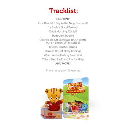 Tonies Daniel The Tiger Audio Toy Figurine from Daniel Tiger's Neighborhood
