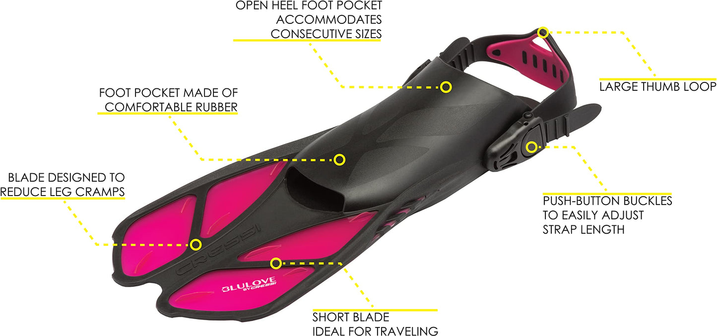 Cressi Bonete, Translucent Pink, L/XL