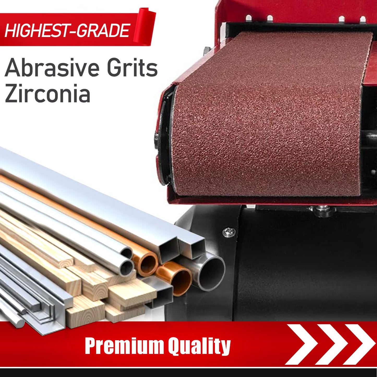 Boshcraft 21 Pack 3 x 21 Inch Sanding Belts, 3x21 Belt Sander Sanding Belts 40/60/80/120/180/240/400 Grits Assortment Sanding Belt for Belt Sander Knife Sharpening Woodworking Metal Polishing