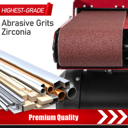 Boshcraft 21 Pack 3 x 21 Inch Sanding Belts, 3x21 Belt Sander Sanding Belts 40/60/80/120/180/240/400 Grits Assortment Sanding Belt for Belt Sander Knife Sharpening Woodworking Metal Polishing