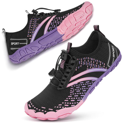 ATHMILE Hiking Barefoot Water Shoes for Women Men Beach Swim Aqua Pool River Quick Dry Athletic Wide Toe Outdoor Sport Kayaking Boating Rock Climbing Yoga Lake