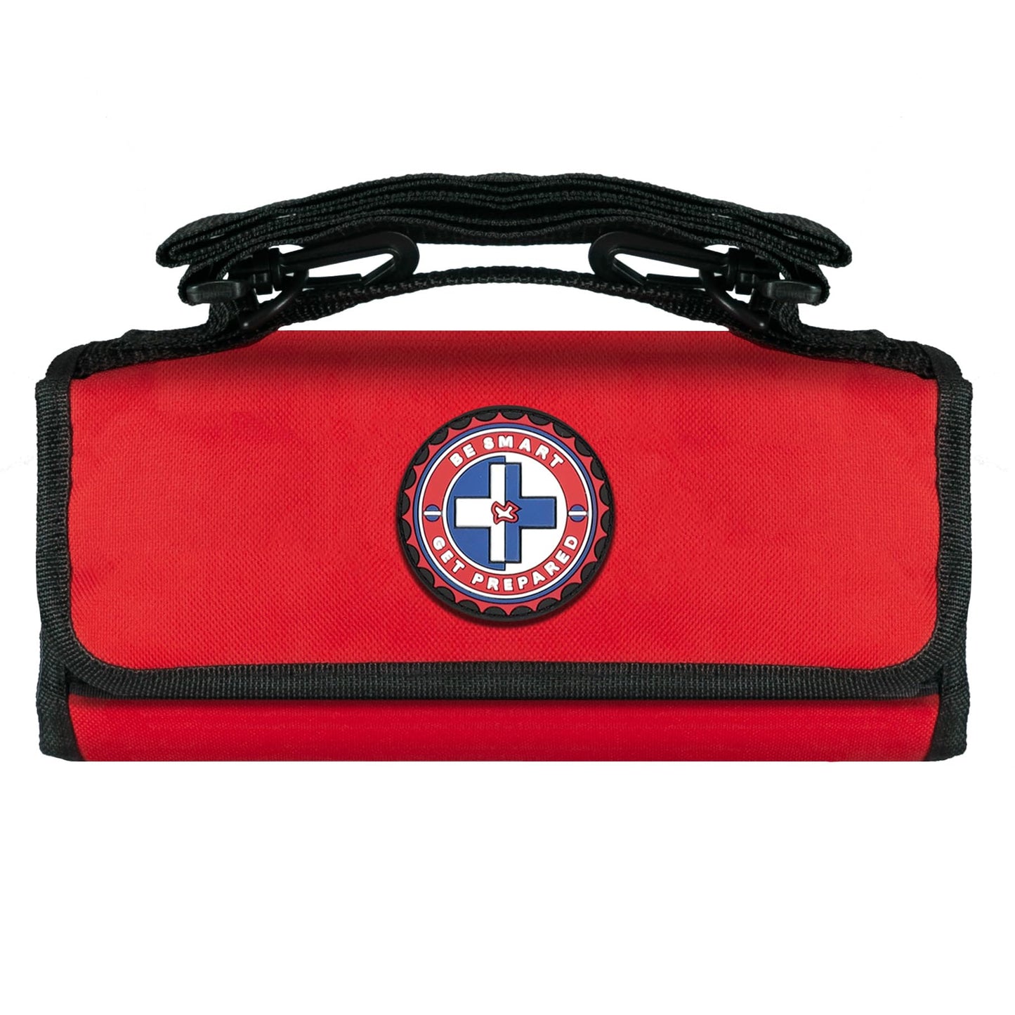 Be Smart Get Prepared 73-Piece Coach’s and Team Sports First Aid Kit in Roll up Bag: Clean, Treat, Protect Cuts, Scrapes. Home, Office, Car, School, Travel, Hunting, Outdoor, Camping, FSA HSA