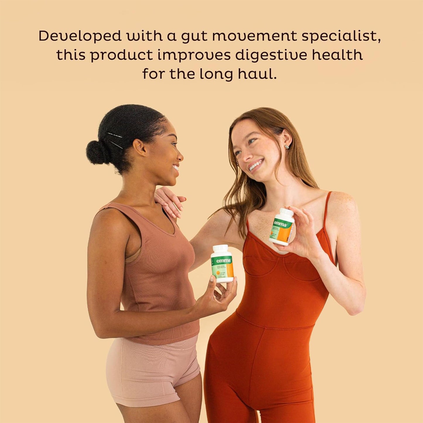 Emma Gut Health Doctors Endorsed Supplement - 60 Capsules - Relief from Gas and Bloating, Repairs Leaky Gut with Magnesium, Berberine, Vitamin D, Quercetin & More - Gut Health & Colon Cleanse Formula