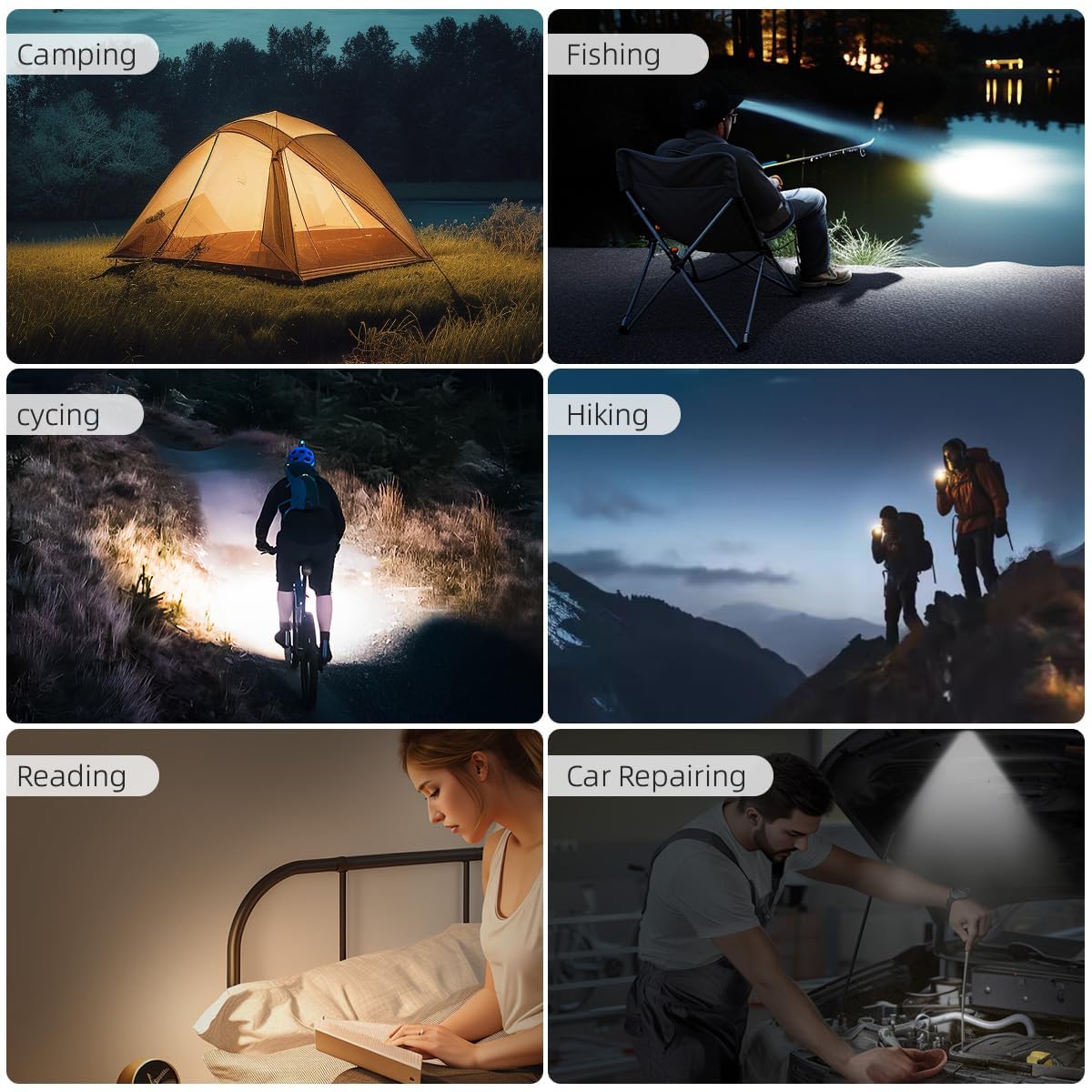 WARSUN Compact Multi-Mode Pocket LED Flashlight - 675LM, USB-C Rechargeable, IPX4, Dual Material, Red/Blue Strobe, for Everyday Carry & Travel