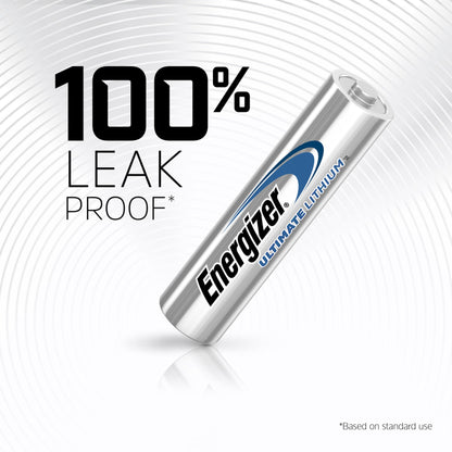 Energizer Ultimate Lithium AAA Batteries (1 Pack), Lithium Triple A Batteries