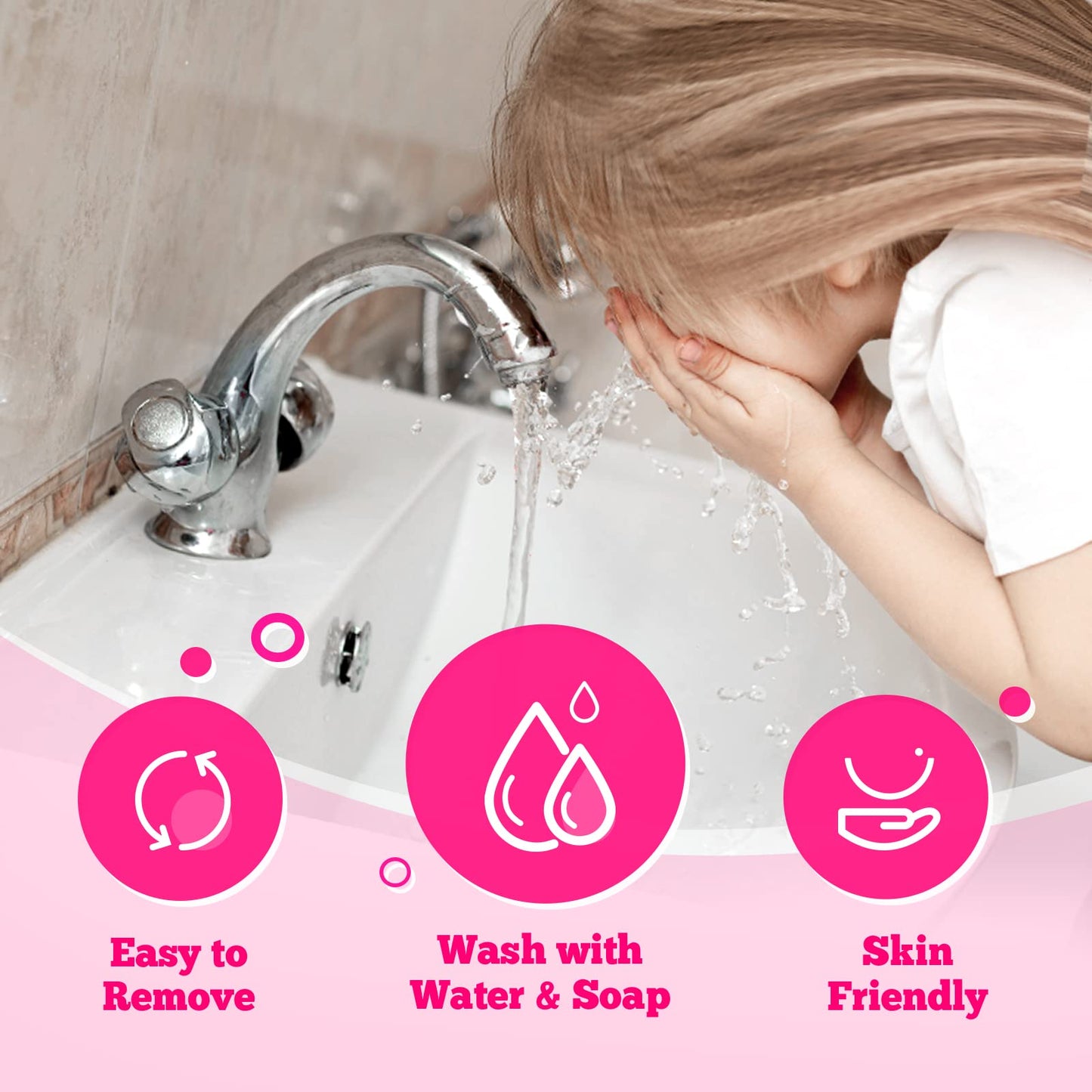 ULOVEME Kids Real Makeup Kit for Girls with Fluffy Purse - Real, Non Toxic, Washable Make Up Toy - Umicorn Toys Gift for 3 4 5 6 7 8 Years Old Girls Birthday (Pink Umicorn)