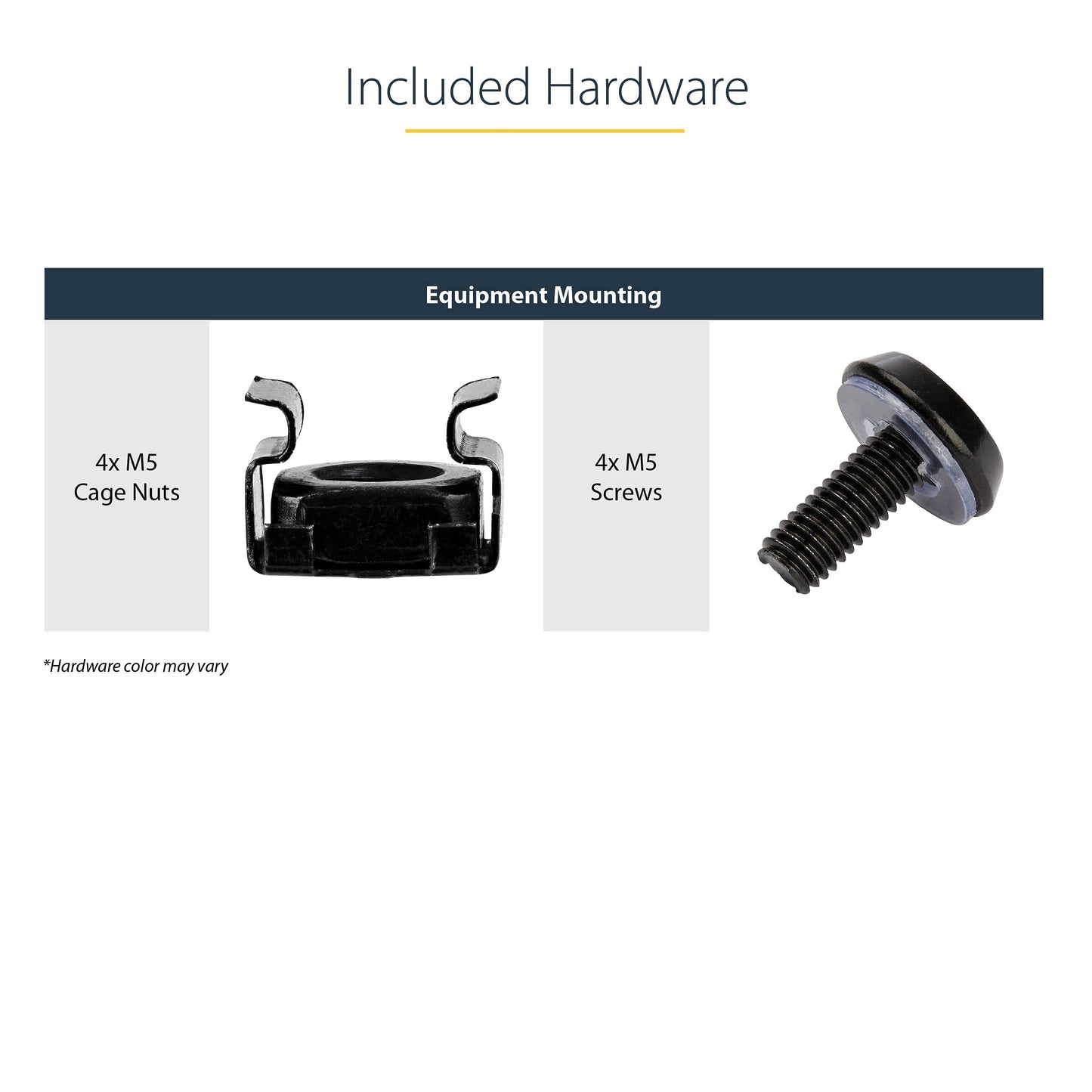 StarTech.com 2U Server Rack Shelf - Universal Vented Rack Mount Cantilever Tray for 19" Network Equipment Rack & Cabinet - Heavy Duty Steel - Weight Capacity 50lb/23kg - 16" Deep Shelf, TAA