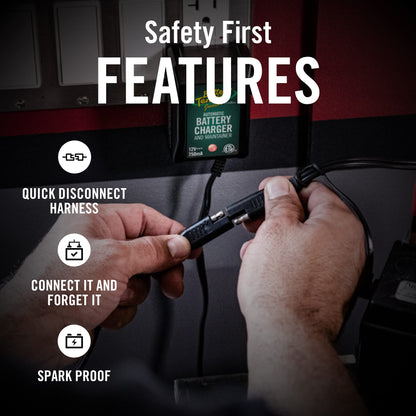 Battery Tender Ring Terminal Harness Accessory Cable - 18 inch Cord Adapter with SAE Quick Disconnect - Easy Quick Convenient for Motorcycles, Cars, ATVs and More - 081-0069-6