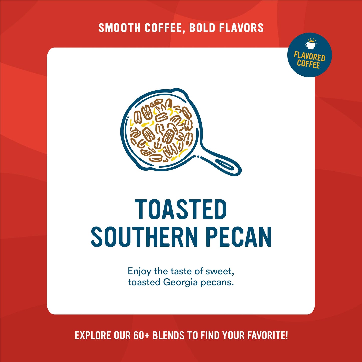 Cameron's Coffee Single Serve Pods, Flavored, Toasted Southern Pecan, 12 Count (Pack of 6)
