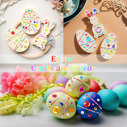 2774pcs Gem Stickers Jewels for Crafts - Self Adhesive Rhinestone Jewel Stickers, Stick on Gems Rhinestones for Crafts, Acrylic Bling Heart Stickers, Craft Supplies for Kids