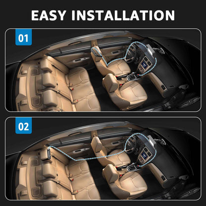 GROWNSY Baby Car Camera, HD Display Baby Car Mirror with Night Vision Feature, 4.3 inch Baby Car Camera with Monitor Wide Clear View, Backseat Camera Rear Facing to Observe Baby’s Every Move