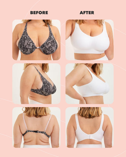SHAPERMINT Bras for Women - Bras for Women no Underwire, Bralettes for Women Plus Size, Wireless Push up Bra Nude