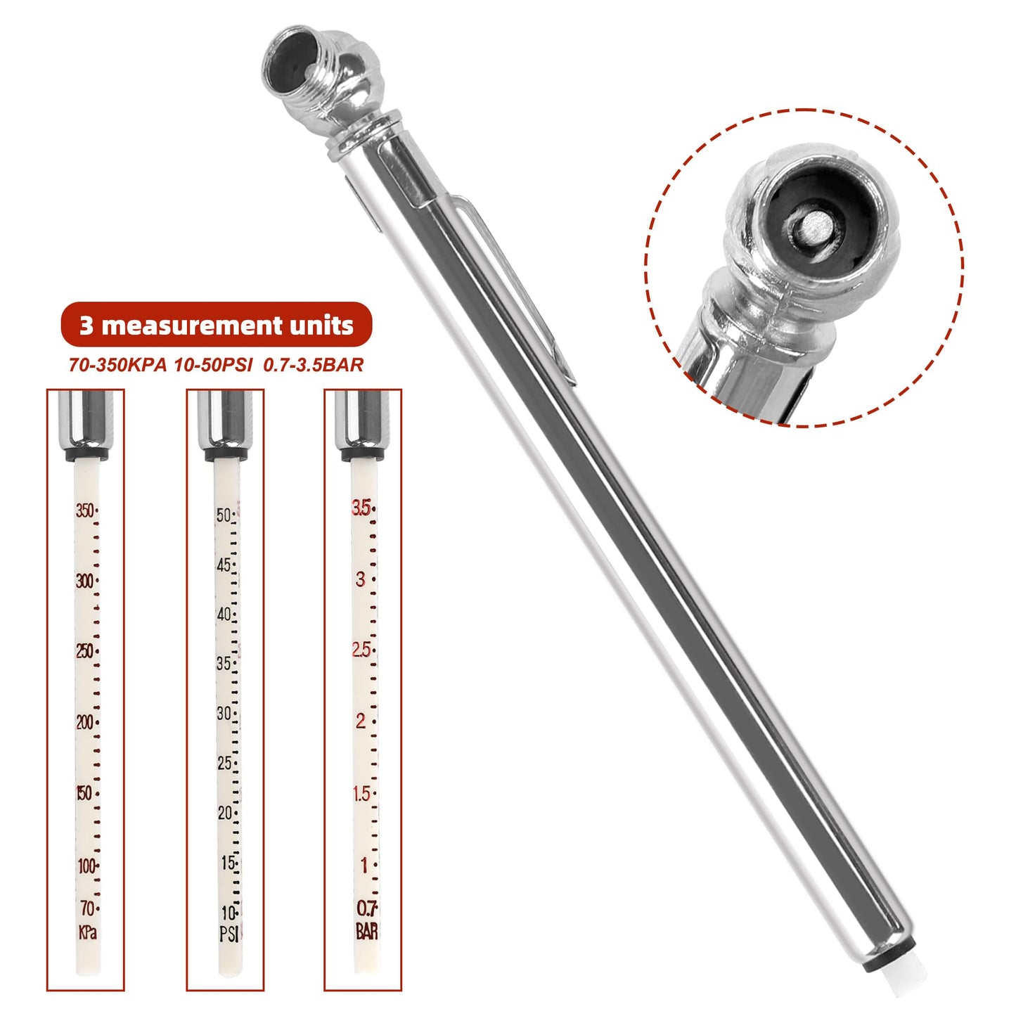 WYNNsky 17PCS Air Compressor Accessories Attachment Kit, 1/4’’ Air Hose Fittings, Blow Gun, Tire Gauge, Air Chuck