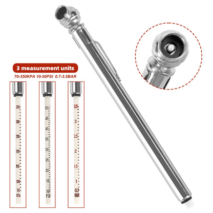 WYNNsky 17PCS Air Compressor Accessories Attachment Kit, 1/4’’ Air Hose Fittings, Blow Gun, Tire Gauge, Air Chuck