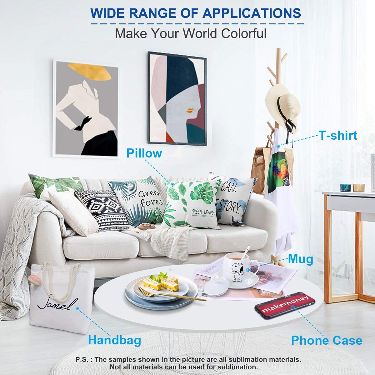 CoYlBod Dye Sublimation Ink Heat Transfer Ink Inkjet Printers Ink Cartridge CISS for C88 C88 + WF-7710 WF-7720 ET-2800 ET-2803 ET-2720 WF-7210 WF-7610 WF-7620 WF-3640 WF-2750 ET-2760 ET-4700 ET-15000